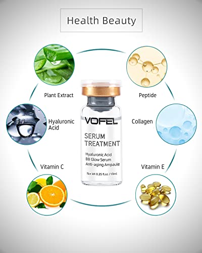 Hyaluronic Acid Serum Kit for Microneedling Face & Neck - 4 Vials