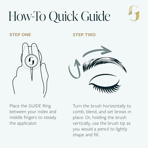Guide Beauty Brow Moment Dark Brow Gel, 3-in-1 Eyebrow Shaping & Setting