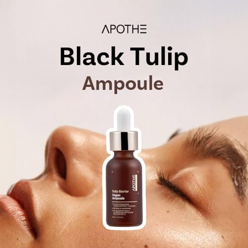 Vegan Black Tulip Ampoule for Skin Hydration & Firming – 30ml