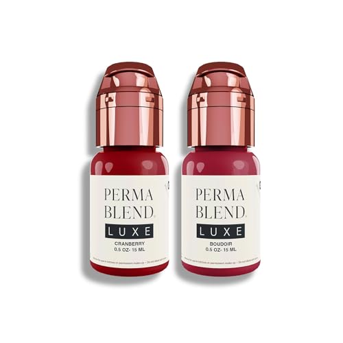 Lip Blush Microblading Kit - Luxe Berry Lip Set with Cranberry & Boudoir - Vegan & Cruelty-Free