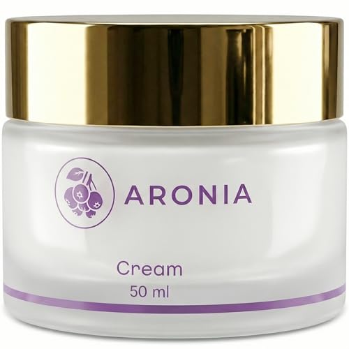 Aronia Extract Face Moisturizer Day Night Cream - Hydrating Brightening 1.76 oz