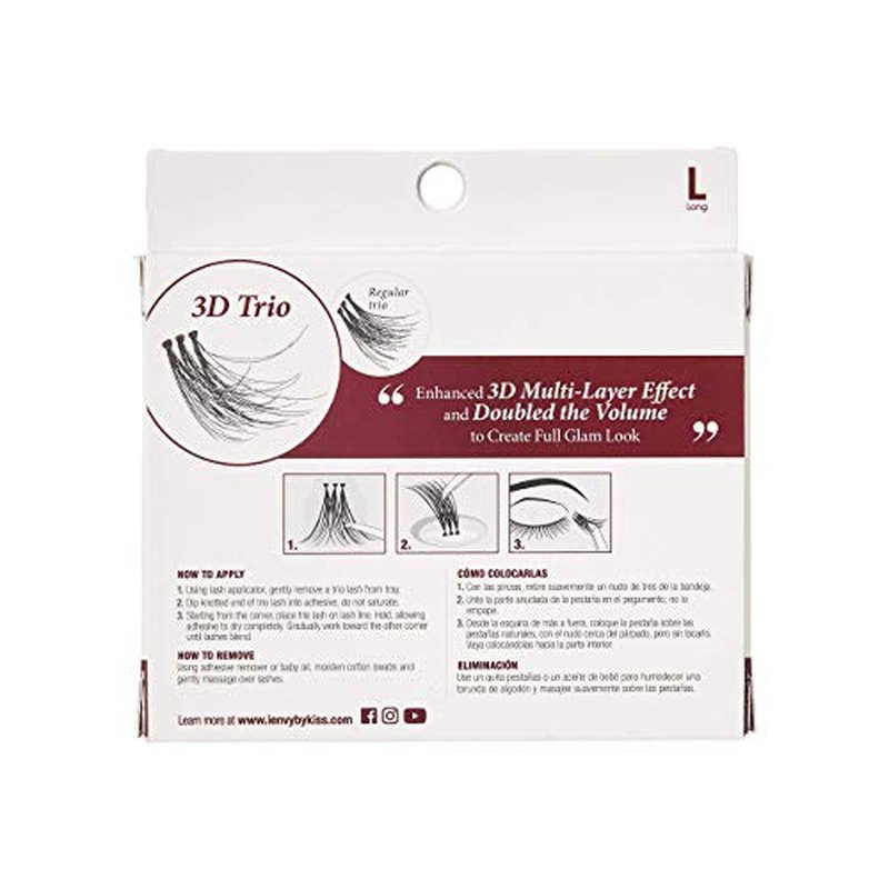 i?ENVY 3D Trio Ultra Black Long Lashes (3 Pack)