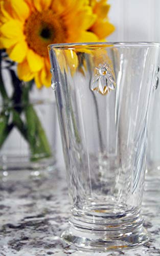La Rochere Napoleon Bee Double Old Fashioned Glasses Set of 6 - 15 Oz French Design