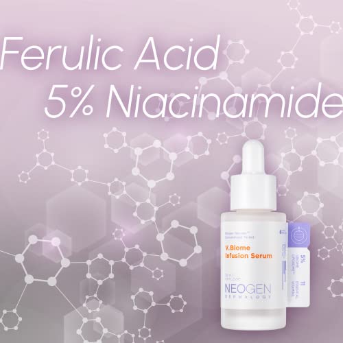V.Biome Infusion Serum with Niacinamide & Vitamin C - 1 Oz Face Serum for All Skin Types
