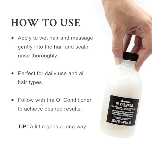Davines OI Nourishing Shampoo & Milk Set - All Hair Types, Shine & Volume