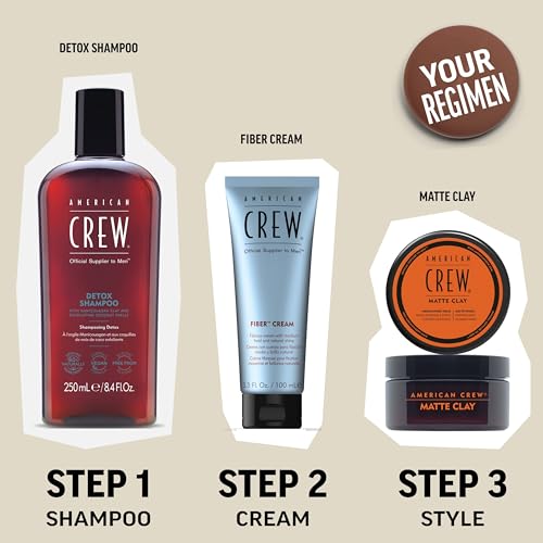 American Crew Men's Hair Styling Cream, Like Gel with Firm Hold and Low Shine, 3.3 Fl Oz