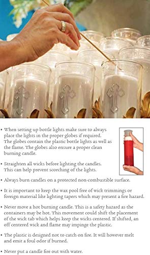 Meditation Prayer Candles Set - 12 Long-Lasting Glass Devotional Candles