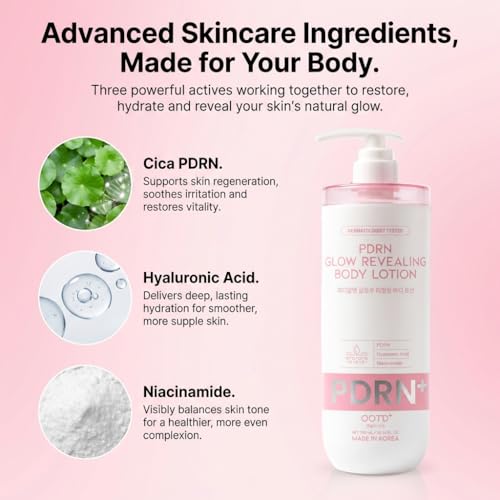 #OOTD PDRN Body Lotion - Jumbo Size 25.36 fl oz Korean Skincare, Deep Hydration