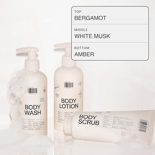 DedCool Xtra Milk Hydrating Vegan Body Wash - 8.5 fl oz, Moisturizing & Cleanser with Soft Scent