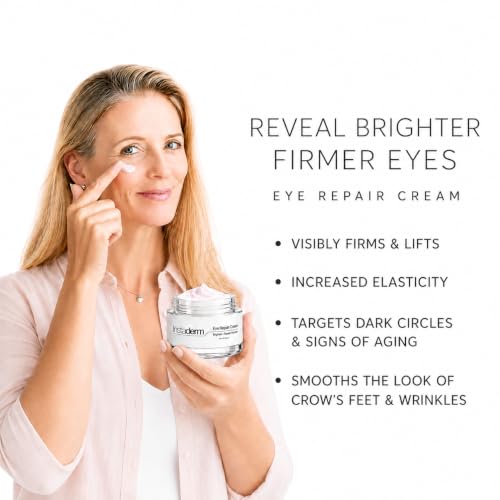 Eye Repair Cream for Dark Circles Puffiness Fine Lines Anti-Aging Niacinamide