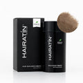 Hairatin Premium Hair Fibers Light Brown for Thinning Hair - Ammonia-Free Natural-Looking Thickener, Long-Lasting Coverage