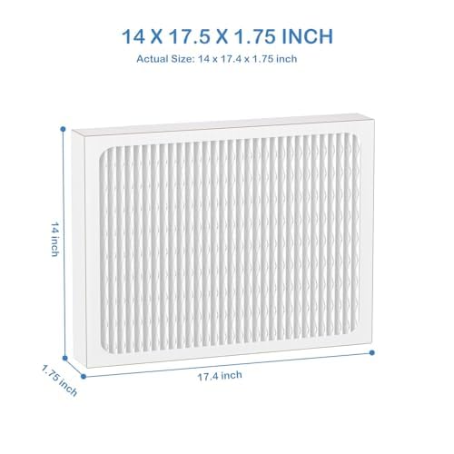 4 Pack MERV 13 Dehumidifier Filters Compatible with Honeywell DR90 & DR120