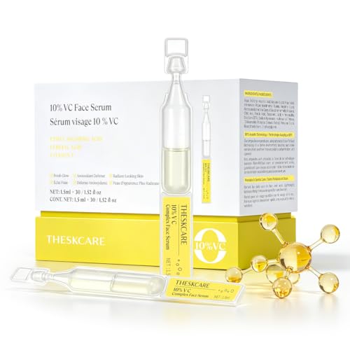 Vitamin C Serum Ampoules 45ml for Brightening & Even Skin Tone - Theskcare
