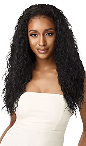Outre Quick Weave Wet & Wavy Synthetic Half Wig Beach Curl 24 Inches