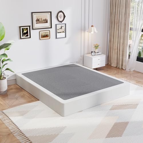 8 Inch Queen Box Spring - Heavy Duty Metal Mattress Foundation - Supports 3000 lbs - Variation: Queen / 8 Inch
