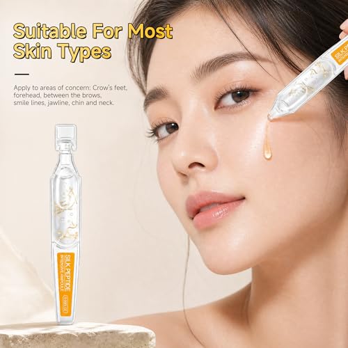 Eustofeyce Deep Collagen Silk Peptide Ampoule for Face 45ml Korean Anti-Aging Serum