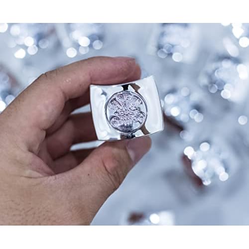 Royal Water Perfume Bottle Cap. Himalaya/Tabarome/Santal Original/Viking/Virgin Island Water Cap. Silver Square Plastic Cap. Fits 3rd Generation bottle