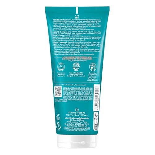 Avène Cleanance Cleansing Gel for Oily, Acne-Prone Skin 6.7 Fl Oz - Soap-Free, Non-Comedogenic, Alcohol-Free