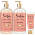 SheaMoisture Curl & Shine Shampoo Conditioner & Curl Enhancing Smoothie - 51.2 Fl Oz