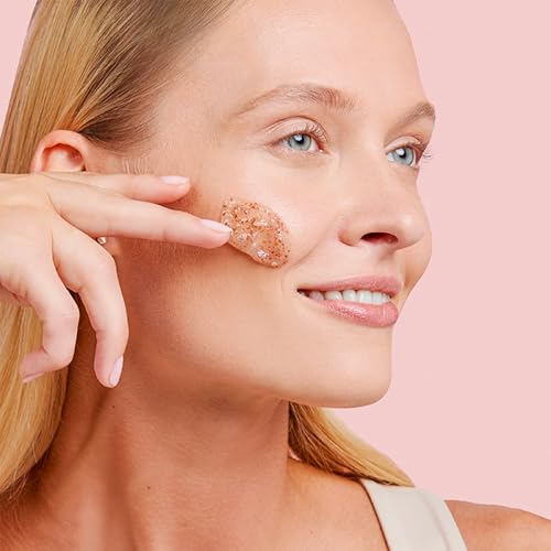 MONAT Berry Refined Scrub¢â - Perfecting Exfoliator Mask with Skin-Brightening AHAs and Cranberry Seeds, 87ml
