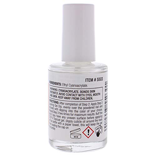 Cuccio Colour Powder Polish Dip System Step 3 - Specially Formulated Resins - Vibrant Finish With Flawless, Rich Color And Durability - Nail Polish Layering Gel Dip - 0.5 Oz