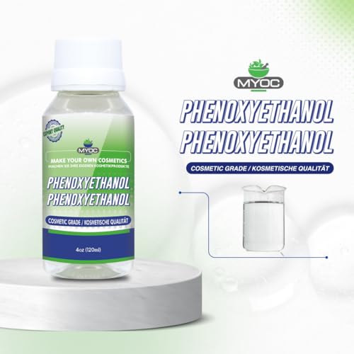 Phenoxyethanol Liquid (120 ml / 4.05 fl oz) - Cosmetic Grade For DIY Creams Serums Lotions & Haircare Formulations