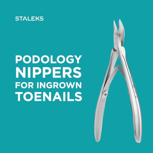 Staleks PRO Podo 30 Ingrown Toenail Nippers - 18mm Narrow Tip for Precise Toenail Trimming