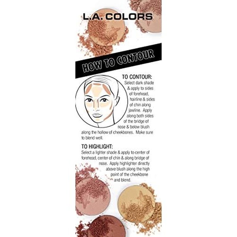 L.A. COLORS I Heart Makeup Contour Palette C30352