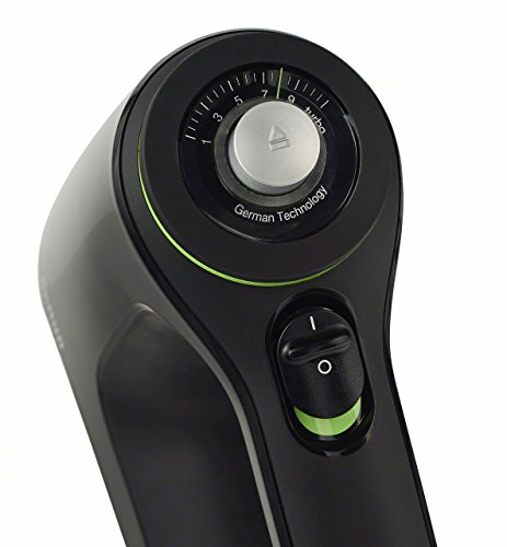 Braun MultiMix 5 Hand Mixer Black, 350W Electric Mixer with 9 Speeds & Accessories