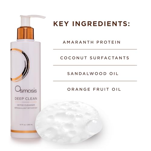 OSMOSIS Deep Clean Purifying Face Wash 1.69 Fl Oz - All Skin Types, Pack of 1
