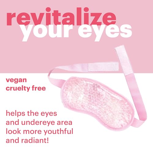Eye Gel Mask by Afterspa, Preppy Skincare, Spa Self Care Gifts for Women, Facial Skin Care Products, Vegan and Cruelty Free, Pack of 6