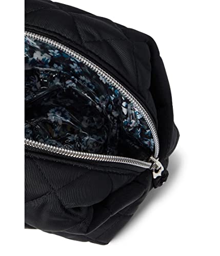 Travel Cosmetic Organizer Bag - Medium Water-Resistant Makeup Case - Black, One Size