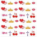 15 Pcs Winter Snowflake Temporary Tattoos, Festive Tattoo Stickers in Various Styles Party Gathering, Dance & Celebration Decorations, Holiday Present for Women Men Girls Boys Kids