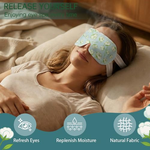 Bulk 100 Unscented Self-Heated Steam Eye Masks for Dry Eyes - Comfortable & Relaxing - Variation of THIS listing