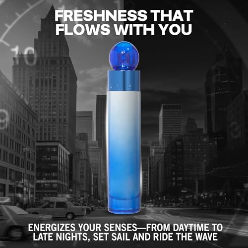 Men's Eau De Toilette Spray 6.8 Fl Oz - Perry Ellis 360° Very Blue with Variation of THIS listing