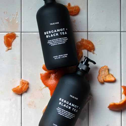 Luxury Hand and Body Wash with Bergamot & Black Tea - Paraben & Sulfate Free, Vegan, 16 fl oz