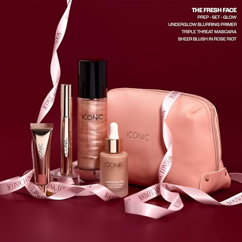 ICONIC LONDON Luxury Makeup Set for Glowy, Radiant Skin and Highlighted Finish, Perfect for Gifting, Long-Lasting, Cruelty-Free, Vegan Makeup