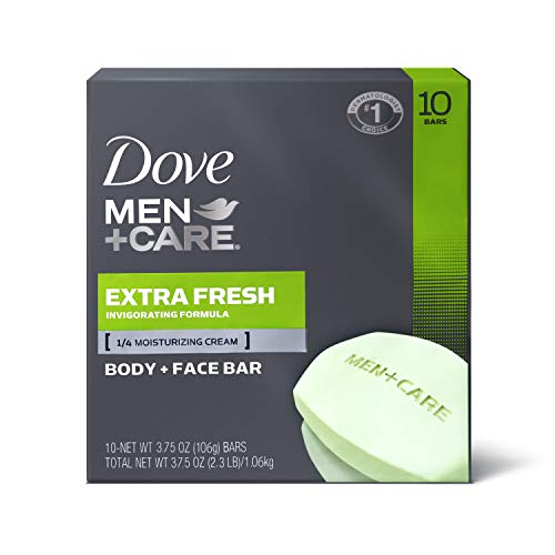Dove Men+Care 3-in-1 Body Face Shaving Bar Extra Fresh Pack of 10