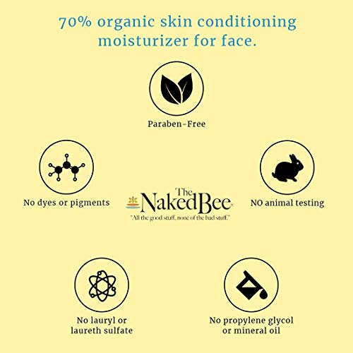 The Naked Bee Orange Blossom Honey Hand and Body Lotion 6.7oz + Orange Blossom Facial Moisturizer SPF 3 Vitamin C0