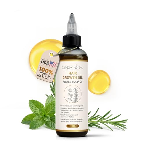 Organic Rosemary Hair Oil for Hair Growth & Thickness 4oz - Sensational