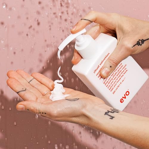EVO Ritual Salvation Repairing Conditioner 10.1 Fl Oz for Damaged & Color-Treated Hair - Protein-Rich Formula