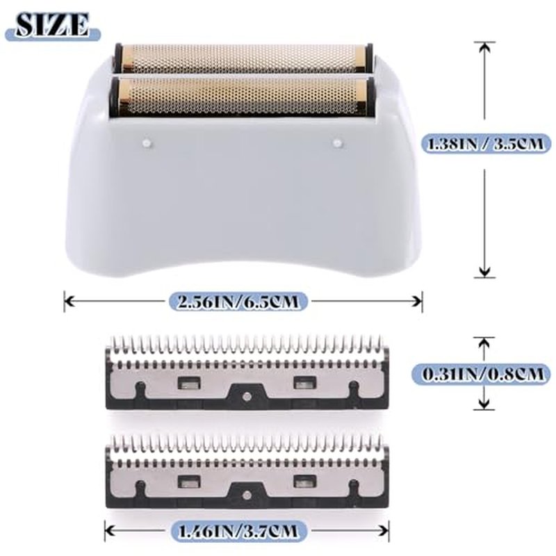 2 Pack Pro Shaver Replacement Foil and Cutters Compatible with No.17150/17155/17200 Shaver ProFoil Replacement