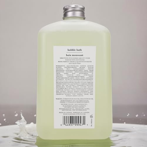 Verbena De Provence Bubble Bath & Shower Gel - Moisturizing 21.9 oz
