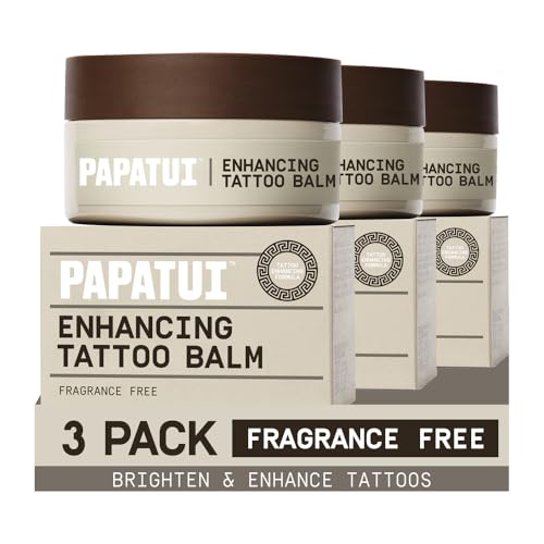 2oz Tattoo Balm Set - Fragrance-Free Enhances Color & Moisturizes Skin - 3 Pack