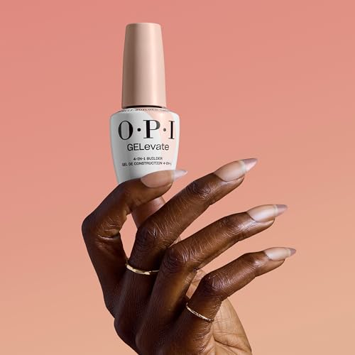 OPI GeLevate 4-in-1 Nail Builder Gel - Flawless Finish, 0.5 Fl Oz