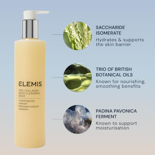 ELEMIS Pro-Collagen Body Cleansing Balm 10.1 Fl Oz 3-in-1 Hydrating Body Wash