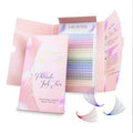 Colored Lash Extensions,400 pcs Mix Color Premade Fans Eyelash Extension,10D 13mm C Curl Lash Extension, Premade Lash Fan, Cashmere Promade Eyelash Fans(10D 0.07-C 13mm)