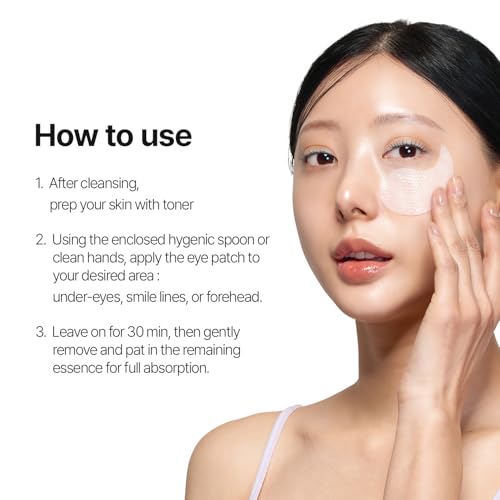 Salmon PDRN Hydrogel Eye Patches for Hydration and Firmness - 60 Pcs
