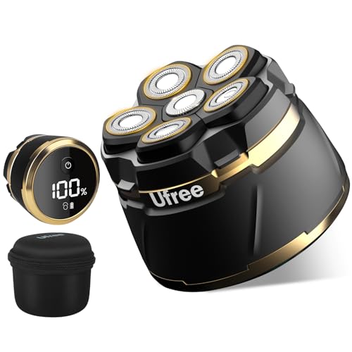 Ufree Head Shaver for Bald Men - Black, Waterproof, Detachable Magnetic Head