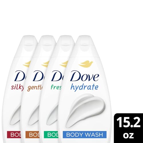 Dove Body Wash Variety 6-Pack ? Hydrate, Gentle Pamper, Fresh Care, and Silky Velvet, 15.2 Oz Ea